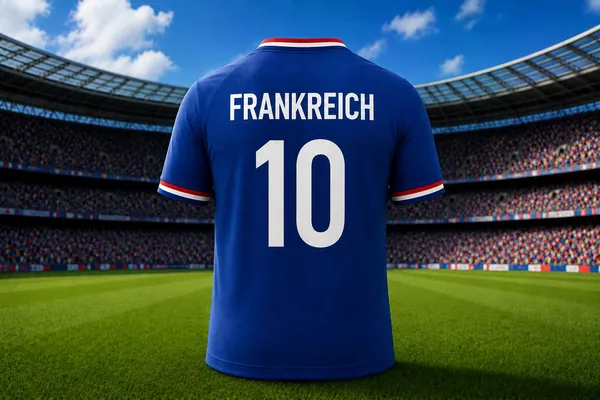 Frankreich Trikot Rückennummer 10